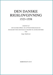 Den danske Rigslovgivning 1523-1558