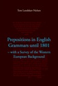Prepositions in English Grammars until 1801