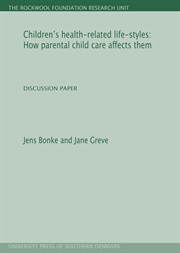 Children´s health-related life-styles