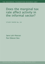 Does the marginal tax rate affect activity in the informal sector?