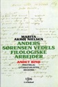 Anders Sørensen Vedels filologiske arbejder (bd. 1-2)